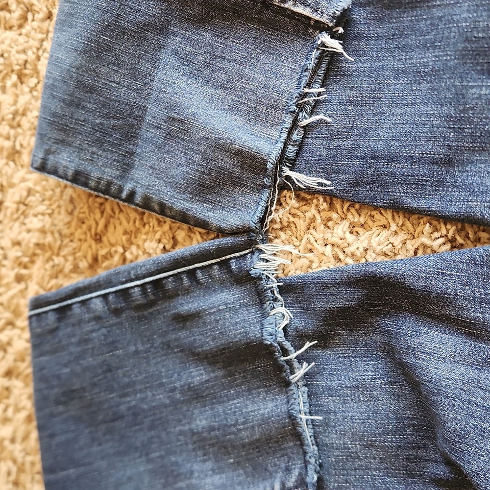 Wit And Wisdom Dark Classic Blue Denim Jeans Wimans Size 6 - Picture 8 of 12
